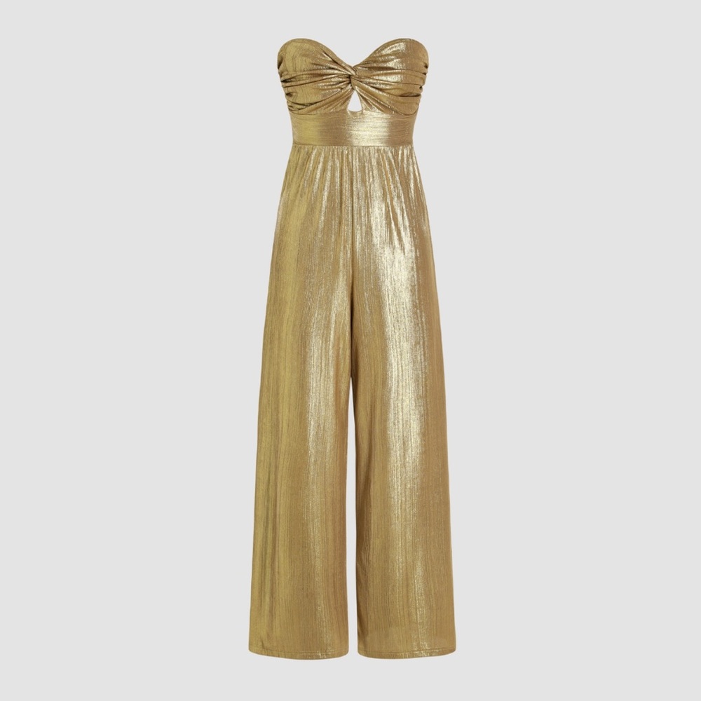 CIDER gold jumpsuit